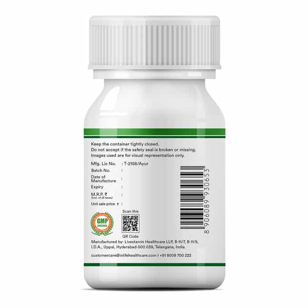 Inlife Diastan Ayurvedic Herbal Supplement For Men & Women - 60 Vegetarian Capsules