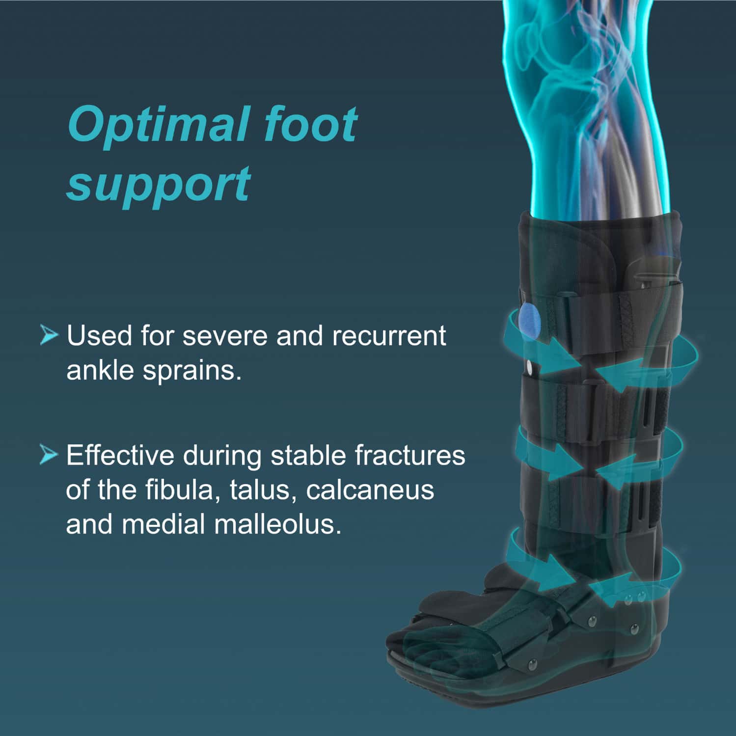 Buy TYNOR WALKER BOOT AIR- SHORT BLACK MEDIUM UNIT Online Get