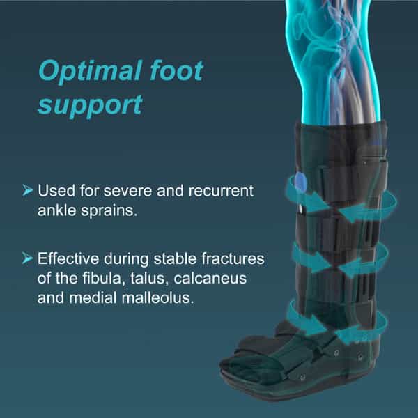 Tynor Walker Boot Air Black Xl 1 Unit
