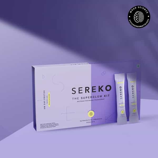 Sereko Vitamin C Collagen Powder For Booster Glowing &Brightening Skin With Antioxidant 30 X 4 G