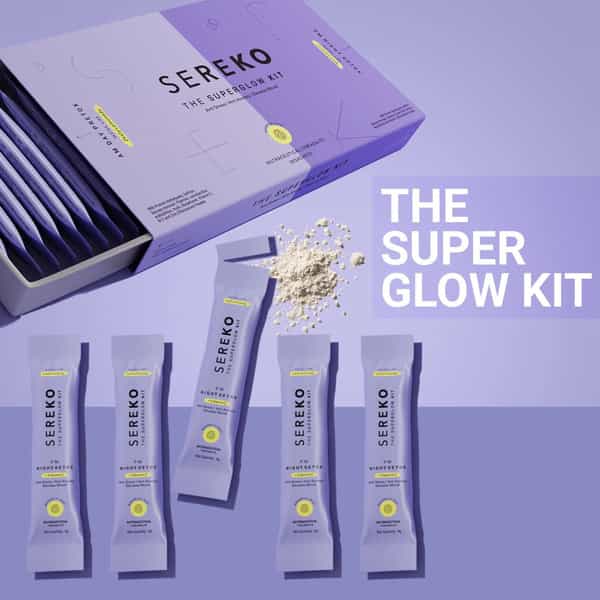 Sereko Vitamin C Collagen Powder For Booster Glowing &Brightening Skin With Antioxidant 30 X 4 G