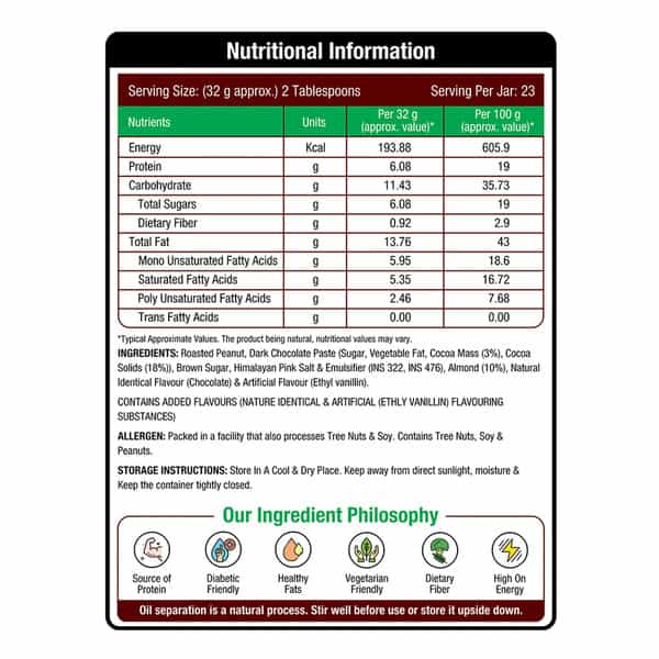 Nourishvitals Classic Peanut Butter With Roasted Peanuts & Almonds Classic Roast 750 G