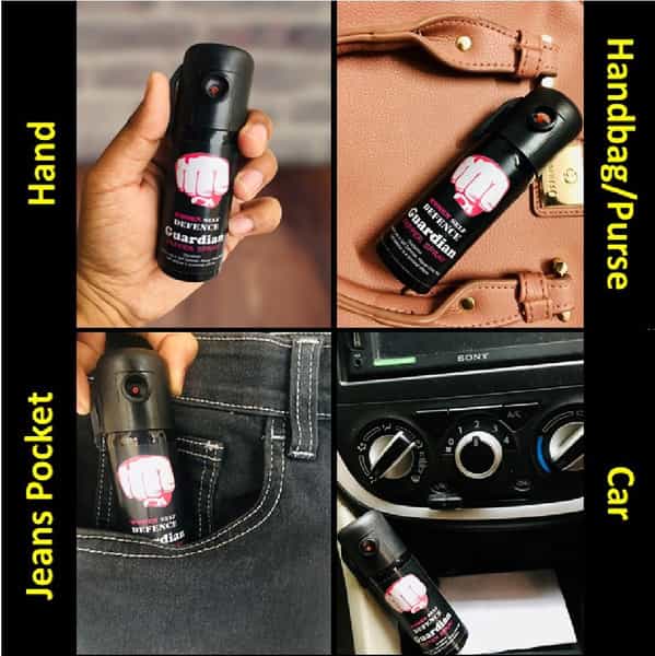 Guardian Self Defense Pepper Spray For Women Safety/Protection Pack Of 2