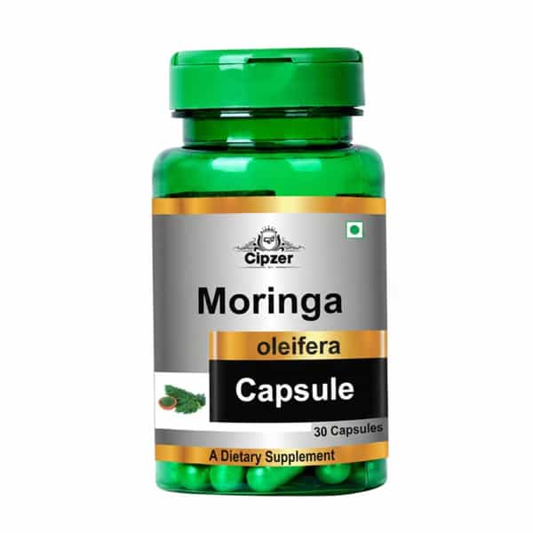Cipzer Moringa Oleifera 60 Capsules | Supports Vigour| Vitality & Stamina For Energy
