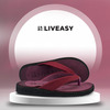 Liveasy Essentials Women's Diabetic & Orthopedic Slippers - Red - Size Uk 5 / Us 8