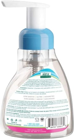 Aleva Naturals Foaming Hand Wash Water Lily 10.1 Fl.oz / 300ml