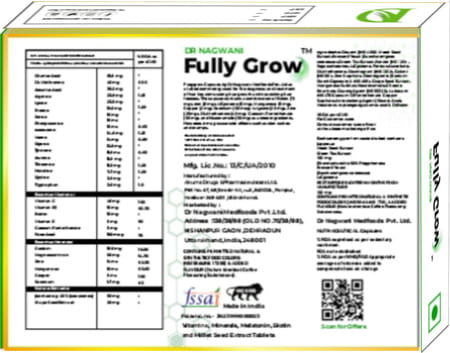 Dr Nagwani Fully Grow - 30 Tablets