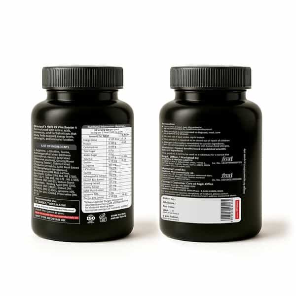 Sheopal's Herb 69 Vibe Booster 60 Tablets