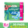 Whisper Ultra Clean Sanitary Pads For Women Xl+ 50 Napkins