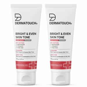 Dermatouch Bright & Even Skin Tone Face Wash|cleanse 70g (pack Of 2)