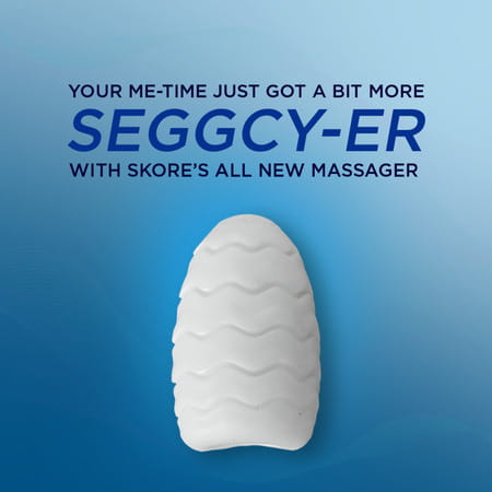 Skore Eggstacy -non-powered Sleeve Massager For Men