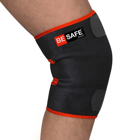 Besafe Forever Adjustable Knee Support Wrap Universal Size | Black