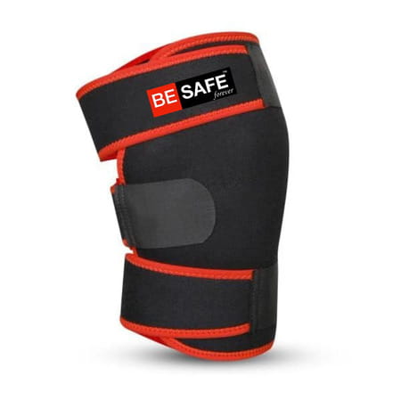 Besafe Forever Adjustable Knee Support Wrap Universal Size | Black
