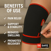 Besafe Forever Adjustable Knee Support Wrap Universal Size | Black