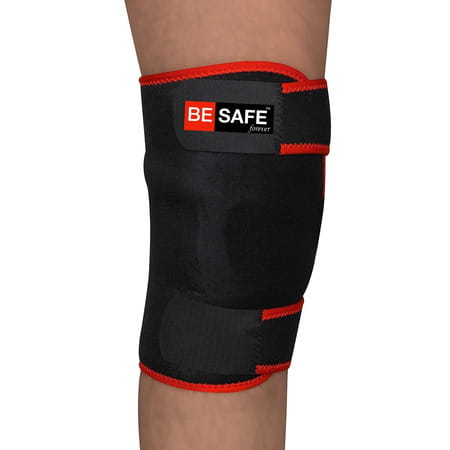Besafe Forever Adjustable Knee Support Wrap Universal Size | Black