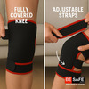 Besafe Forever Adjustable Knee Support Wrap Universal Size | Black