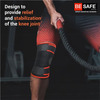 Besafe Forever Adjustable Knee Support Wrap Universal Size | Black