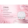 Healthy Wind Wearable Electric Breast Pump | Rechargeable | 5 Modes | 15 Levels | Bpa-Free