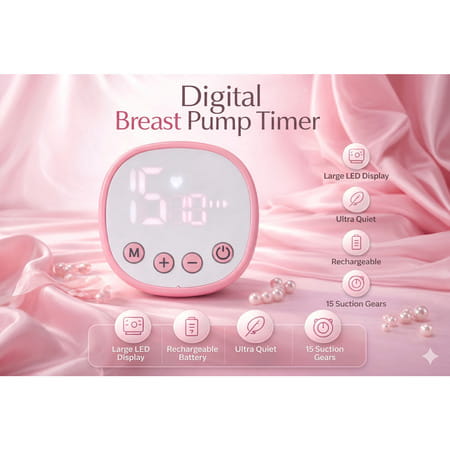 Healthy Wind Wearable Electric Breast Pump | Rechargeable | 5 Modes | 15 Levels | Bpa-Free