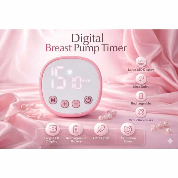 Healthy Wind Wearable Electric Breast Pump | Rechargeable | 5 Modes | 15 Levels | Bpa-Free
