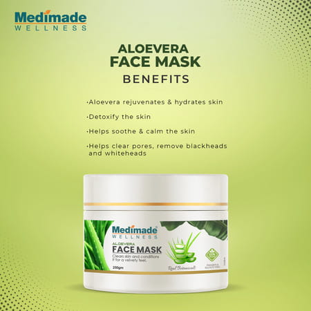 Medimade Aloevera Face Mask - 250 Gm X 2 ( Pack Of 2 )