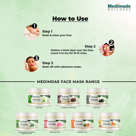 Medimade Aloevera Face Mask - 250 Gm X 2 ( Pack Of 2 )