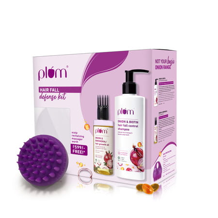 Plum Onion Hairfall Defense Kit