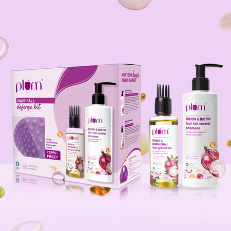 Plum Onion Hairfall Defense Kit