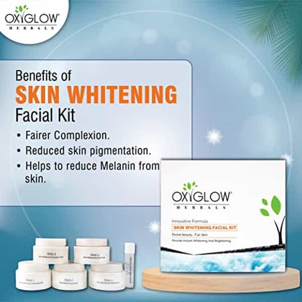 Oxyglow Herbals Facial Kit Skin Whitening Natural Moisturiser 260 Gram