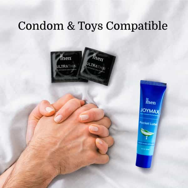 Formen Joymax Pocket Lube 20 Ml, Water-Based Natural Intimate Massage Gel With Aloe Vera Pocket Size