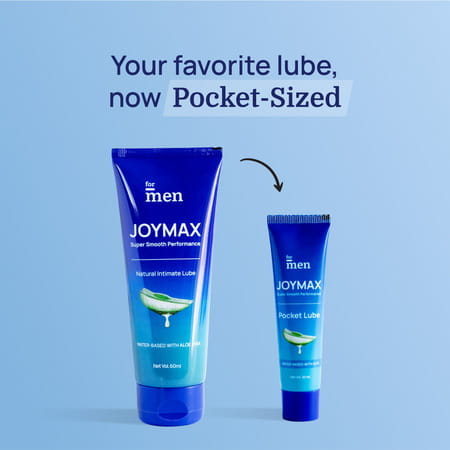 Formen Joymax Pocket Lube 20 Ml, Water-Based Natural Intimate Massage Gel With Aloe Vera Pocket Size