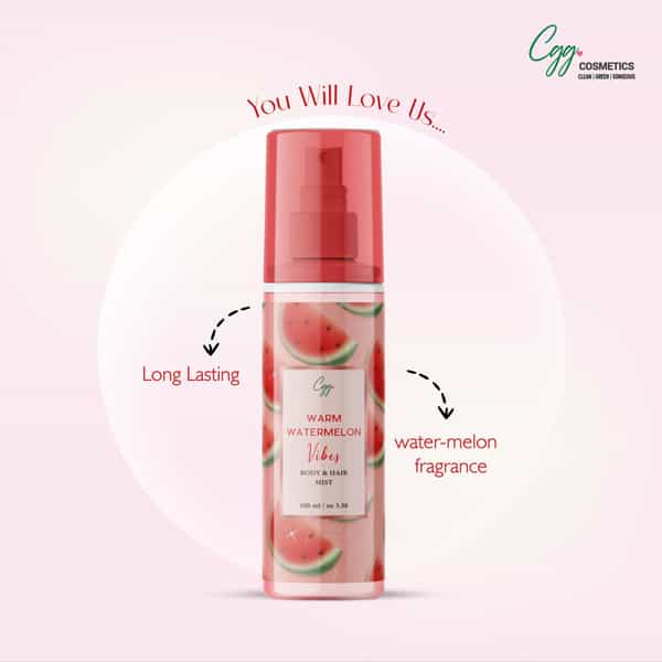 Cgg Cosmetics Warm Watermelon Vibes Body& Hair Mist 100 Ml