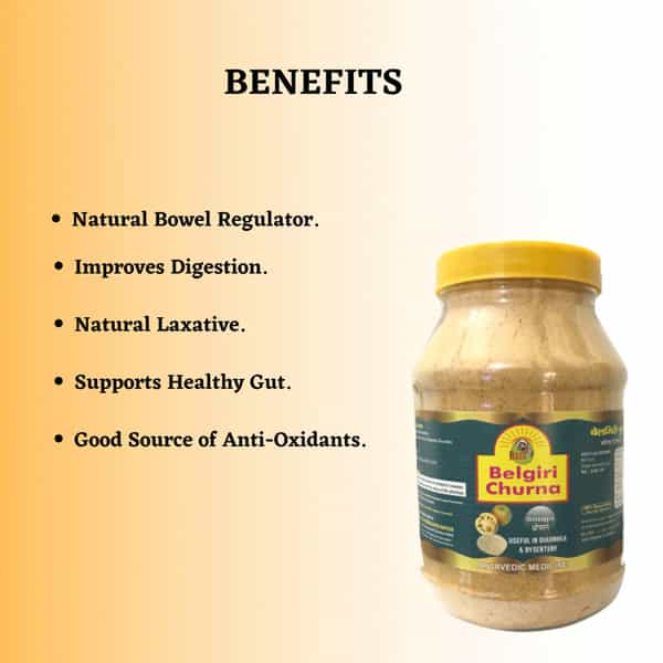 Hass Belgiri Churna - Baelgiri Powder For Drinking For Eating For Constipation Ibs For Piles
