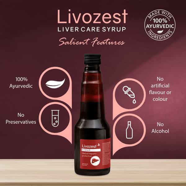 Livozest Syrup 200 Ml | Liver Health Supplement | Detox Liver (Pack Of 1)