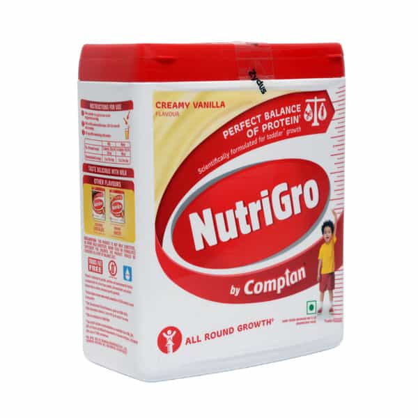 Nutrigro By Complan Creamy Vanilla Flavour Jar Of 400Gm
