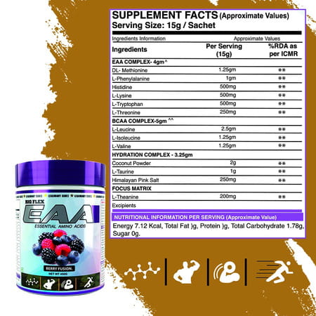 Bigflex Eaa Berry Fusion (450 Gm)