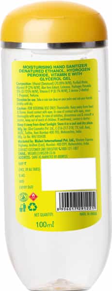 Bisleri Sunshine Hand Sanitizer Gel - 100 Ml