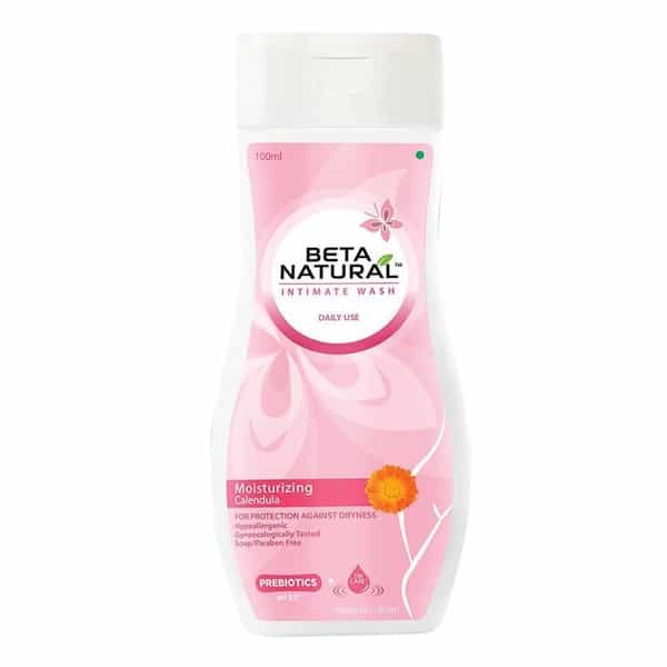 Beta Natural Intimate Wash - Mosturising Calendula - 100Ml