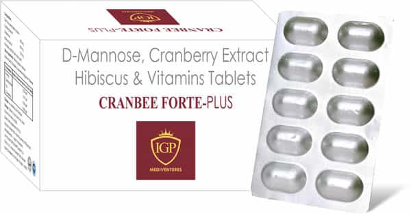 Cranbee Forte-Plus Tablets For Uti Relief (60 Tablets)