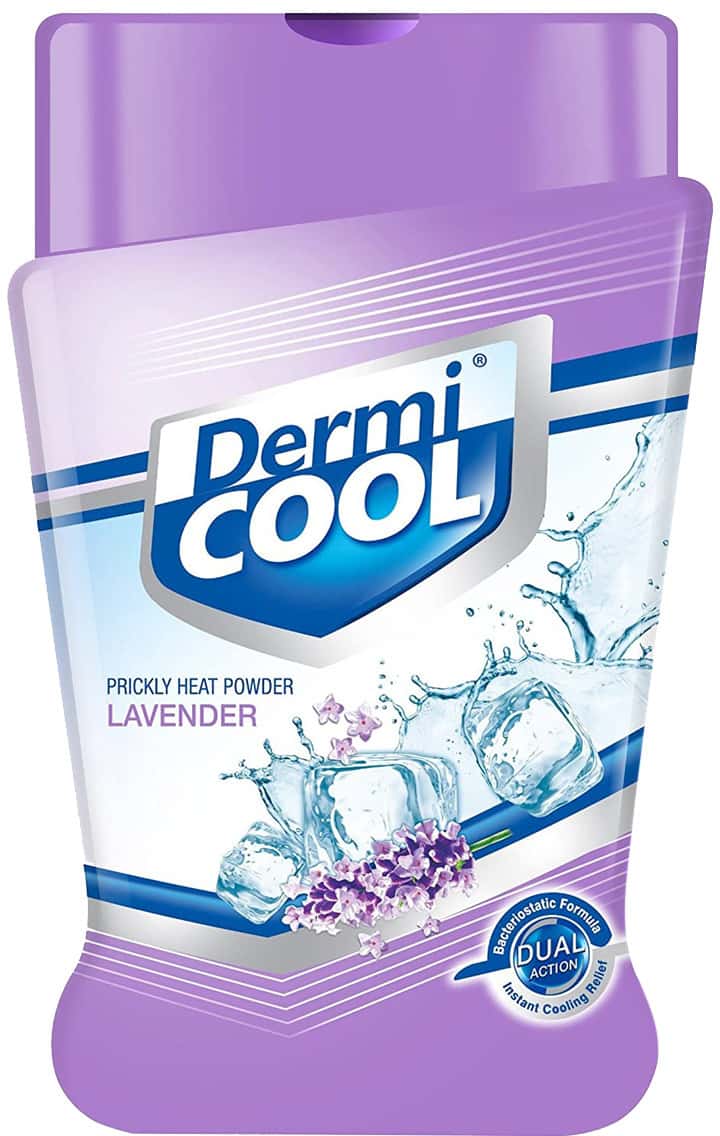 Dermicool Prickly Heat Powder - Lavender - 150g ( With Dettol Cool Soap 125g )