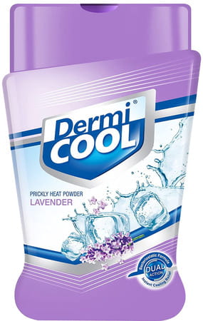 Dermicool Prickly Heat Powder - Lavender - 150g ( With Dettol Cool Soap 125g )