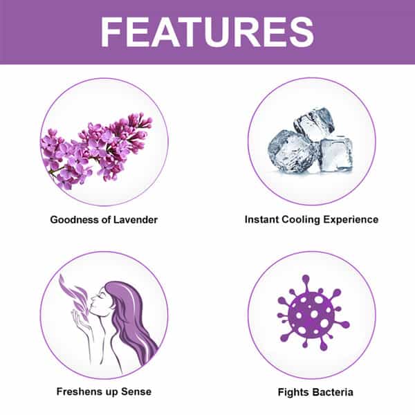 Dermicool Prickly Heat Powder - Lavender - 150G ( With Dettol Cool Soap 125G )