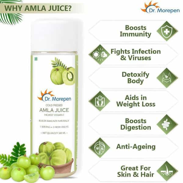 Dr. Morepen Cold Pressed | Amla | Juice | 500 Ml
