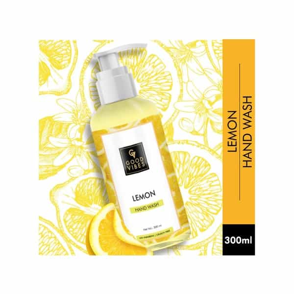 Good Vibes Purifying & Nourishing Lemon Handwash Bottle Of 300 Ml
