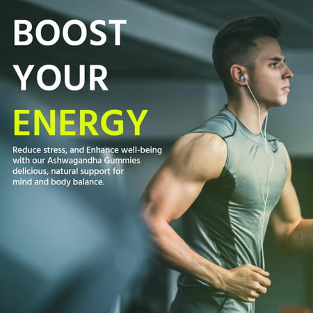 Supplenex Ashwagandha Ksm66 Herbal Gums | 250mg | Boost Energy Strength Power & Stamina - 30n