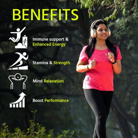 Supplenex Ashwagandha Ksm66 Herbal Gums | 250mg | Boost Energy Strength Power & Stamina - 30n