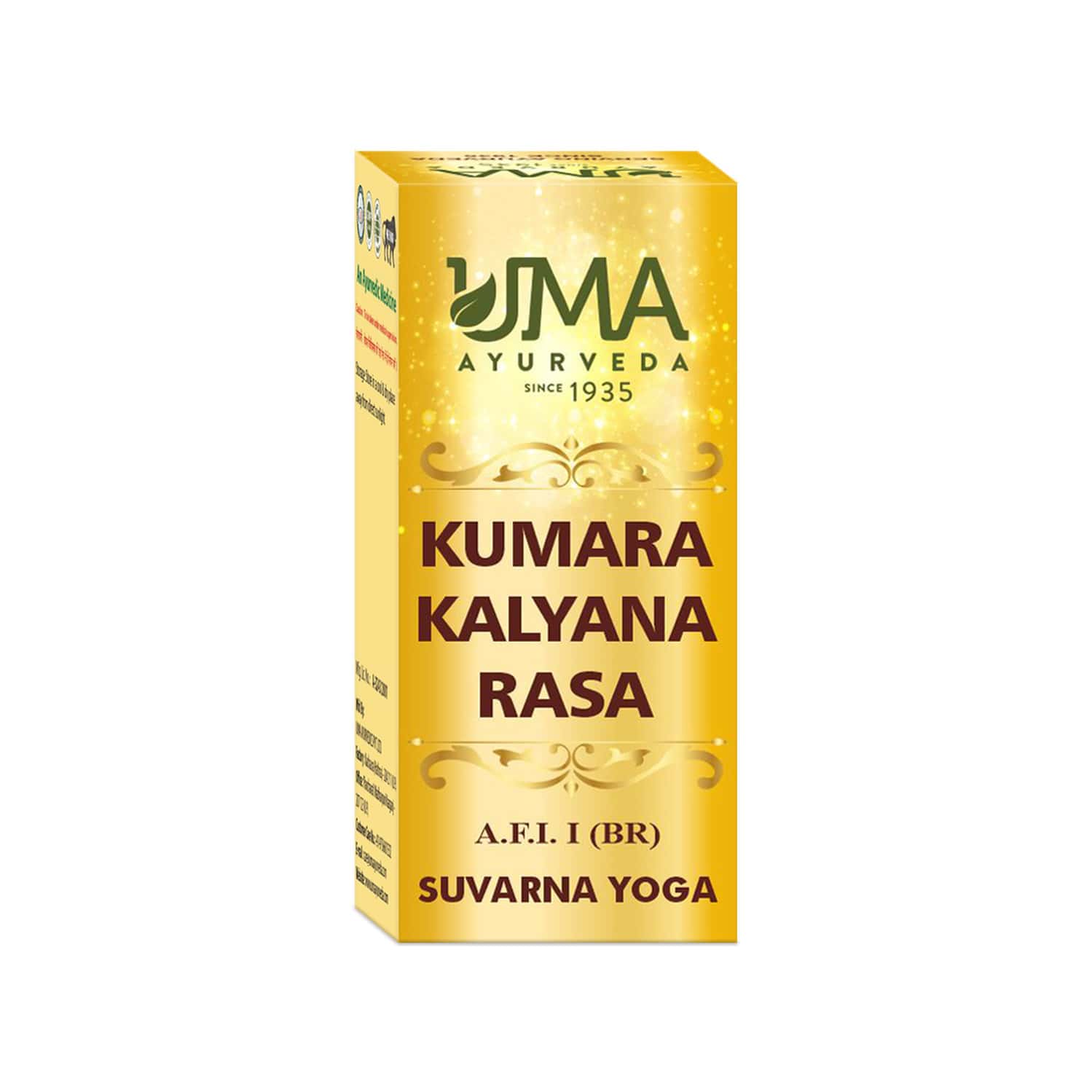 Uma Ayurveda Kumarkalyan Ras Ayurvedic Tablets 30 Tab