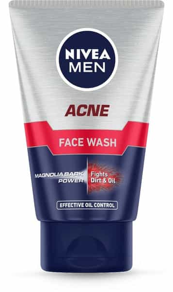 New Nivea Men Deep Impact Acne Clear Face Wash 100 Gm