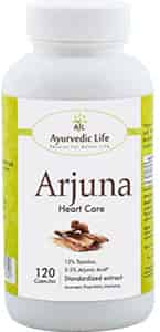 Ayurvedic Life Arjuna Capsules 500mg Capsules Natural 120 Count