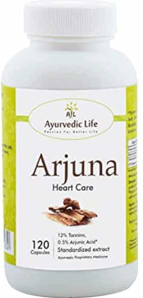 Ayurvedic Life Arjuna Capsules 500Mg Capsules Natural 120 Count